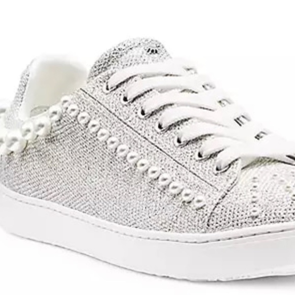 Like New Stuart Weitzman Goldie Sneakers 38.5 - Picture 1 of 5